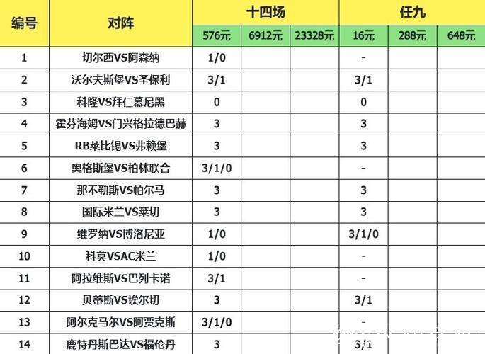 胜负彩26009期国内部分专业媒体复式推荐总汇