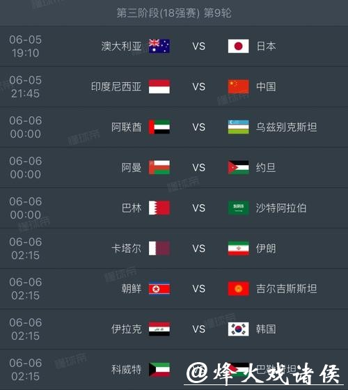 2026世界杯最新赛程公布：完整比赛时间表